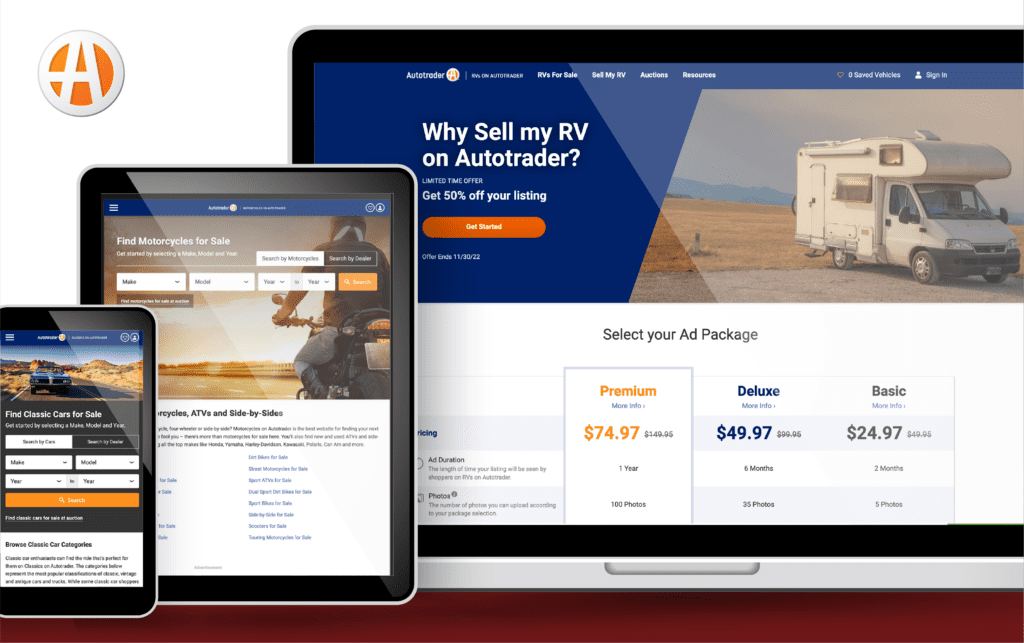 Autotrader Specialty device screenshots